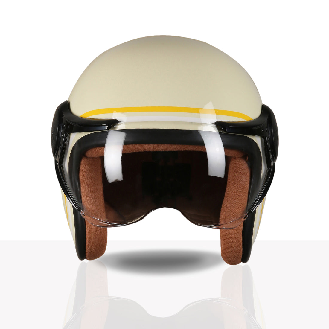 TVS MissFit Helmet for Women | Lightweight Ladies Helmet for Scooty | Stylish Girls Helmet with Extreme Comfort Fit | Women Helmet with Clear Visor | DOT & ISI Certified Helmet for Woman